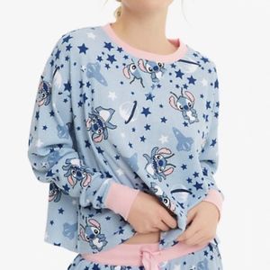 NWOT Lilo & Stitch Space & Stars Thermal Sleep Top